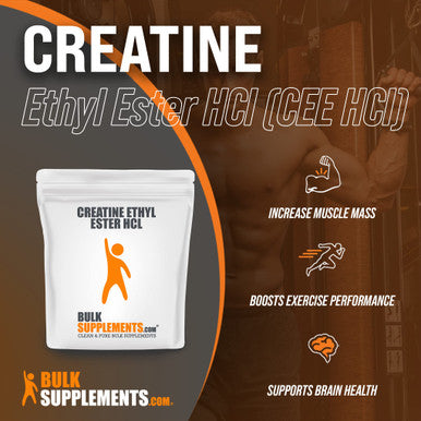 Bulksupplements.Com Creatine Ethyl Ester Hcl Powder - Creatine Pre Workout Powder - Pure Creatine Supplement - Creatine Nutritional Supplements - Creatine Powder (1 Kilogram - 2.2 Lbs)