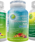Whole Food Multivitamin No Iron With Liposomal Glutathione Dim Hormonal Balance Supplement For Optimal Multisystem Support And Master Antioxidant