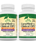 Terry ly CuraMed Plus Clinical OPC - 60 Softgels, Pack of 2 - BCM-95 Curcumin & French Grape Seed VX1 - Supports Brain, Heart, Colon, Breast, Prostate & Liver Health - 60 Total Servings