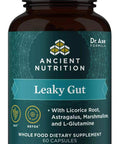 Gut Health Supplement By Ancient Nutrition Leaky Gut Capsules, 60Ctformulated With Licorice Root, Astragalus, Marshmallow, And L-Glutamine, Gluten , Paleo And Keto Friendly, 60 Ct