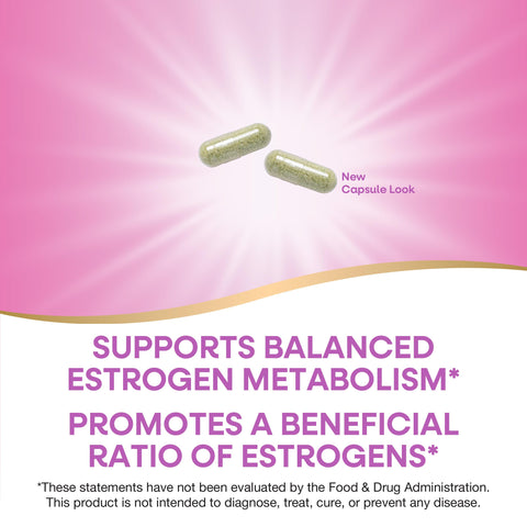 Nature'S Way Dim-Plus Dim Supplement Br-Diindolylmethane 100 Mg Per 2- Capsules Supports Balanced Estrogen Metabolism Prostate Function And Premenstrual Breast Comfort 120 Vegan Capsules