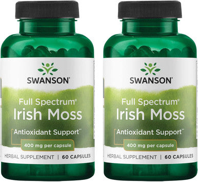 Swanson Full Spectrum Irish Moss 400 Milligrams 60 Capsules