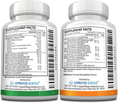 Approved Science Irritab and Gasylys One Month Supply Digestive Support Supplements
