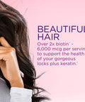 Nature's Bounty Optimal Solutions Advanced Hair Skin & Nails Jelly Beans With Biotin Mixed Fruit Flavor 180 Count