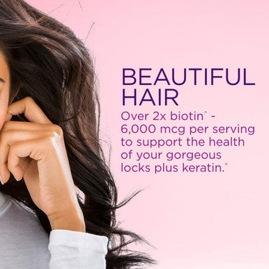 Nature's Bounty Optimal Solutions Advanced Hair Skin & Nails Jelly Beans With Biotin Mixed Fruit Flavor 180 Count