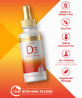Carlyle Liquid Vitamin D3 | 5000 Iu (125 Mcg) | 2 Oz | Vegetarian, Non-Gmo, And Gluten Free Supplement | Vitamin D Liquid Drops