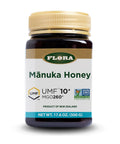 Flora - MÃƒâ€žÃ‚Ânuka Honey MGO 250+/10+ UMF, New Zealand Honey, 100% Traceable MGO,Natural Healing, Sore Throat Relief, Aids Digestion, 8.8-oz. Jar