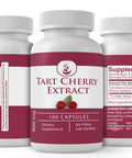 PURE ORIGINAL INGREDIENTS Tart Cherry Extract (100 Capsules) Always Pure, No Additives Or Fillers, Lab Verified