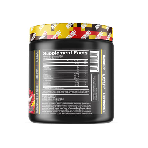 Redcon1 Grunt Eaas Tiger'S Blood - Sugar Free Keto Friendly Essential Amino Acids Powder - Post Workout Powder Containing 9 Amino Acids To Help Train Recover Repeat (30 Servings)
