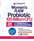 Dr. Formulated Raw Probiotics for Women 100 Billion CFUs with Prebiotics, Digestive Enzymes, Approved Women's Probiotic for Adults Shelf Stable Probiotic Supplement Capsules