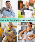 Democe Cordless Heated Shoulder Wrap Shoulder Massager For Men Women Heating Shoulder Brace Heating Pad 3 Heating Settings And Vibrations