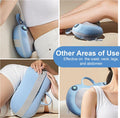 Neck Massager - Shoulder Back Massager With Heat For Pain Relief,Shiatsu Electric Deep Tissue 3D Neck Back Shoulder Massage Pillow,Gifts For Women Men(Blue)