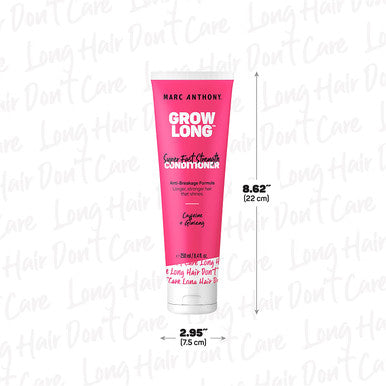 Marc Anthony Strengthening Conditioner, Grow Long - Anti-Frizz, Anti-Breakage & Nourishing Formula For Split Ends, & Hair Growth - Biotin, Vitamin E, Caffeine & Ginseng for Dry & Damaged Hair