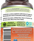 Amazing Nutrition Formulas Psyllium Husk 750mg Veggie Capsules Supplement | Non-GMO | Gluten | Made in USA | Suitable for Vegetarians (120 Count)
