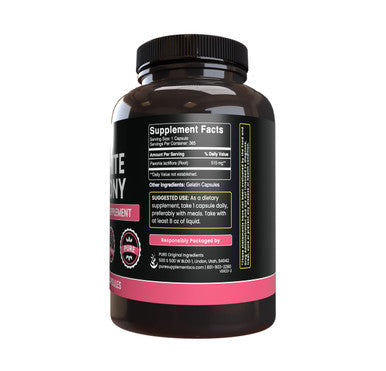 PURE ORIGINAL INGREDIENTS White Peony (365 Capsules) No Magnesium Or Rice Fillers, Always Pure, Lab Verified