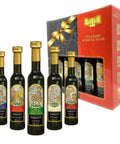 BASSO 1904 - Infused Extra Virgin Olive Oil Gift Box Set, First Cold Pressed, Variety Pack, 4 bottles x 8.5 fl.oz (250ml), Naturally Infused for Dipping & Tasting