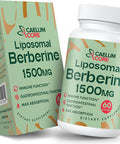 Liposomal Berberine Hcl - Berberine 1500Mg Activates Ampk & Glp-1, High Bioavailability Berberines Supplement For Women And Men, Berberine Plus Overall Health Support (1 Pack)