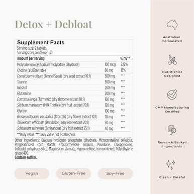 JSHealth Vitamins Detox And Debloat Liver Health Formula | Liver Detox Pills | Debloating Formula With Milk Thistle, Turmeric, Fennel | Liver Cleanse Supplement (60 Tablets)