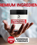 2 Packs - 60 Capsules - 2000Mg Magnesium L-Threonate Capsules - 144Mg Elemental Magnesium Per Serving