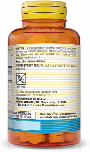 Mason Natural Selenium 200 mcg - Antioxidant Supplement for Immune Support & Prostate Health, Essential Trace Mineral, 60 Tablets (Pack of 3)