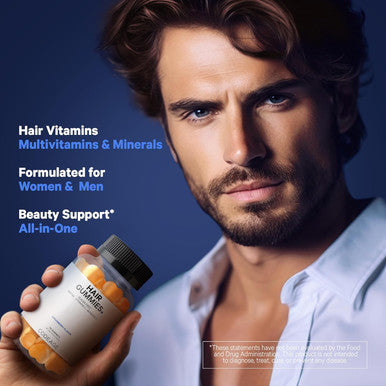Codeage Hair Gummies, Biotin 5000 Mcg, Sugar Growth Gummy Vitamins A, C, B6, B12, D3, Zinc, Inositol Supplement, Women & Men, Pantothenic Folic Acid, Nails, Skin, Strawberry Coconut Flavor, 60 Ct