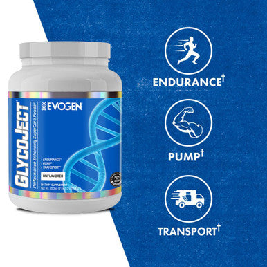Evogen GlycoJect - Karbolyn Super Carb Powder | Rapid Absorption for PreWorkout | Carbohydrate Powder for Endurance | Intra Workout Carbs Powder for Men & Women | Unflavored | 38 Servings