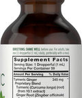 Carlyle Turmeric and Ginger Drops 2 fl oz | Supplement with Black Pepper | Vegan Non-GMO Gluten