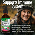 Nature'S Answer Echinacea and Goldenseal Root with Organic Alcohol 1000mg 2oz Extract | 5mg Berbine 2.5mg Hydrastine 10mg Polyphenols Per Serving | Supports Immune System | Single Count