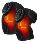Edifolly Knee Massager With Heat And Vibration Massage For Pain Heating Pad For Knee Heated Knee Wrap Portable 2 Pack