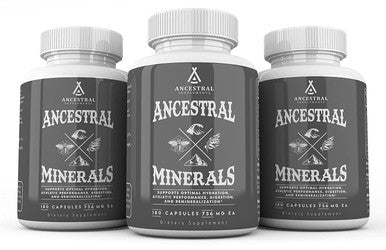 Ancestral Minerals & Electrolytes Supports Optimal Hydration, Athletic Performance, Digestion, and Remineralization (30 Day Supply)