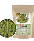 Fullchea - Longjing Tea - Dragonwell Tea - Chinese Green Tea Loose Leaf - First Grade - Natural Lung Ching Dragon Well - 4oz / 113g