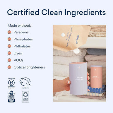 Blueland Laundry Detergent Tablets 120 Count Spring Bloom Scent Plastic- Alternative to Pods Sheets or Liquid - Natural Sustainable Eco-Friendly Laundry Detergent in Compostable Pouch