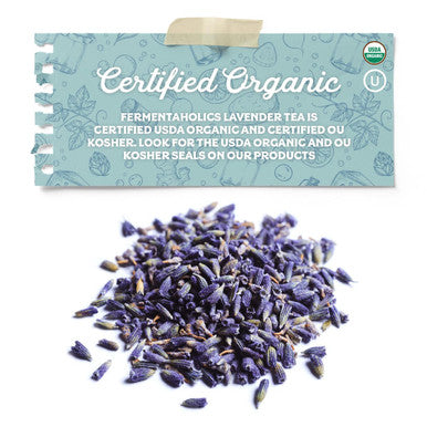 Fermentaholics Usda Organic Loose Leaf Lavender Petals Tea - Perfect For Kombucha Brewing