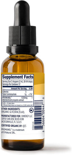 Vimergy Organic PropolisPure Liquid Extract, 57 Servings Supports Immune, Heart & Oral Health USDA Organic Standardized Propolis Tincture from Honeybees Antioxidant- Gluten-Free & Paleo (115 ml)