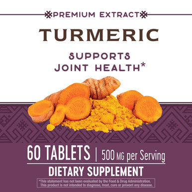 Nature'S Way Turmeric Extract, 95% Curcuminoids, 500 Mg Per Serving, 60 Tablets