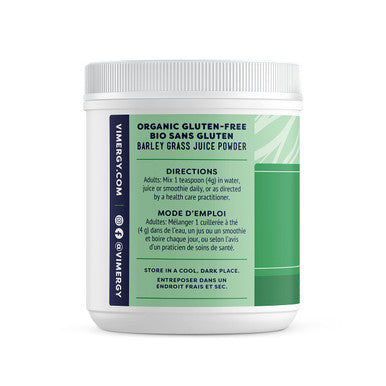 Vimergy USDA Organic Barley Grass Juice Powder, 62 Servings Super Greens Powder Contains Iron, Vitamin C, & Vitamin E Non-GMO, Gluten-Free, Soy-Free, Vegan & Paleo Daily Greens Booster (250g)
