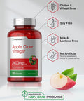 Horbaach Apple Cider Vinegar Capsules 2400Mg 150 Count Non-Gmo Gluten Supplement