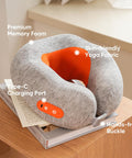 Howdy Neck Massager With Heat, Heated Neck Massager Pillow For Deep Tissue Relax, Portable Neck Massage Pillow For Women Men Traveling