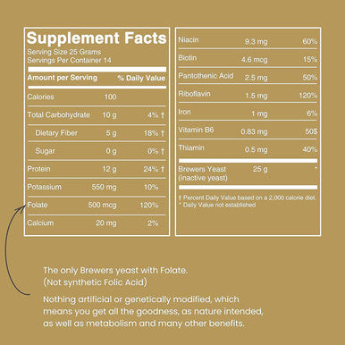 Brewers Yeast Flakes for Lactation Cookies Breastfeeding Supplement to Boost Mothers Milk 1 Pack Non Fortified Unsweetened Kosher Gluten Non GMO Vegan Plant Based Protein Powder
