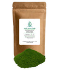 Organic Barley Grass Powder by Holistic Bin | Fermented with 35 Strains of Probiotics | Fermented Green Superfood Powder for Smoothies & Juice | 30 Day Supply (50 g)