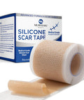 Murasaki Beauty Silicone Scar Tape & Sheets Removal On Keloids, Burns, Abrasion, C-Section, And Surgical Scars Safe For Adults And Children 1.6"X 60" Roll-4 X 1.5M(Pack Of 1) (1.6X60Inch)