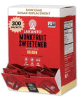 Lakanto Classic Monk Fruit Sweetener with Erythritol Sweetener Packets - White Sugar Replacement, Zero Net Carbs, Calories, Sweeten on the Go, Coffee, Lemonade, Tea, Desserts - Classic (3g - 30 Count)