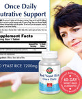 KAL 1200 Mg Red Rice, 60 Count