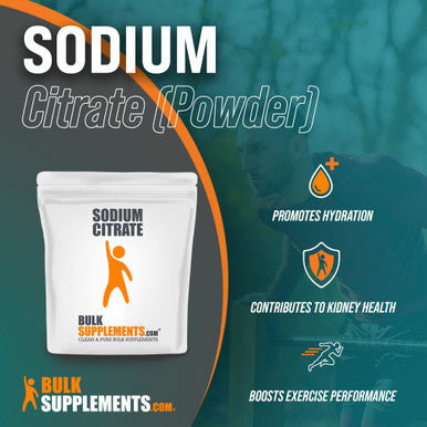 BulkSupplements Citrate Powder - Powder for Cooking - Food Thickener - Citrate for Cooking (1 Kilogram - 2.2 lbs)