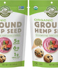 Manitoba Harvest Organic Ground Hemp Seeds - 7oz - 5g Plant Protein, 6g Fiber, and 1g Omega 3 & 6 per 15g serving - Fiber-Rich Super Seeds for Added Nutrition - Vegan, Non-GMO Project Verified