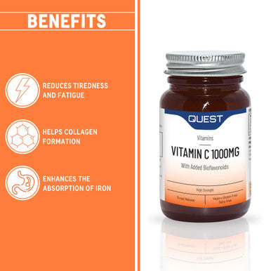 Quest Vitamins Vitamin C 1000mg with added Bioflavonoids