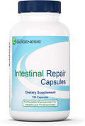 Nutra BioGenesis - Intestinal Repair Capsules - Vitamin E, L-Glutamine and Sodium Butyrate to Help Support Gut and Intestinal Health - Gluten Free - 120 Capsules