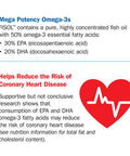 Nature's Way Fisol 50% EPA and DHA Enteric-Coated Fish Oil, No Fishy Burp-Back, 180 Softgels