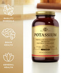 Solgar Potassium - 250 Tablets - Nerve & Muscle Health Promotes Electrolyte Balance - Vegan Gluten & Dairy Free Kosher - 250 Servings