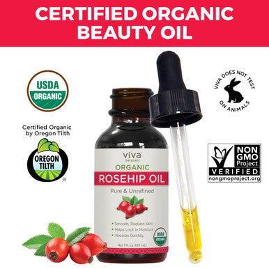 Organic Rosehip Seed Oil 1 oz By Simplers Botanicals